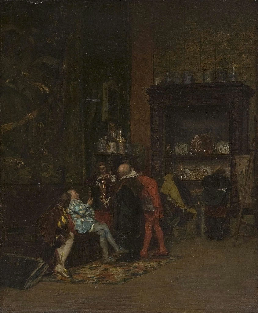Giuseppe De Nittis - Gli intenditori, 1869, Philadelphia Museum of Art
